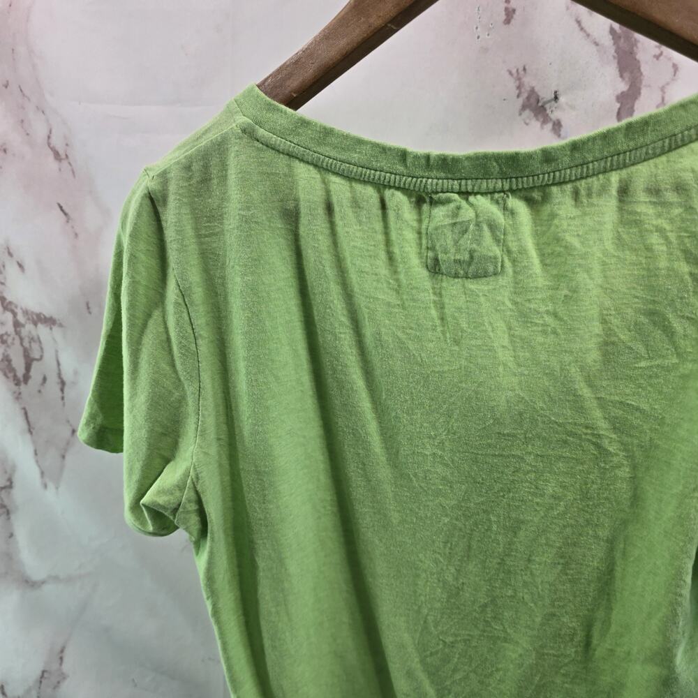 Masters T Shirt Womens Large Green V Short Sleeve Clubhouse Collection Tee - Picture 5 of 9